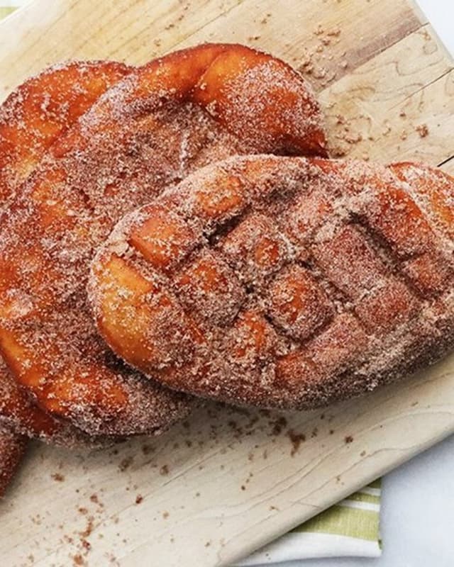Canoe Paddles cinnamon-sugar fried dough