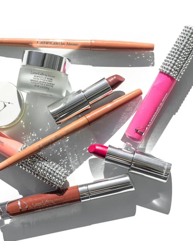 LimeLife lipsticks, glosses and lip liners