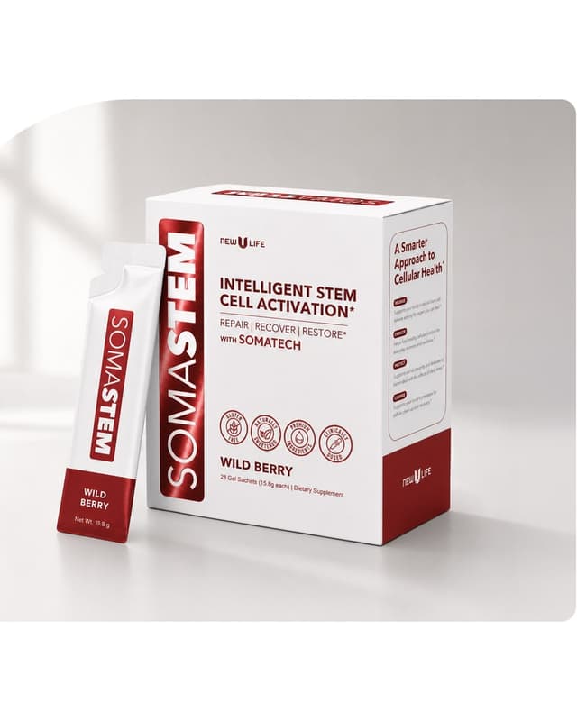 SomaStem Wild Berry gel sachets