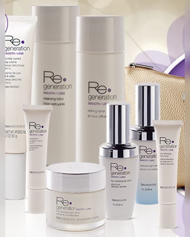 Regeneration Smooth skin care line