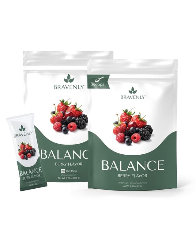Bravenly Balance berry drink mix
