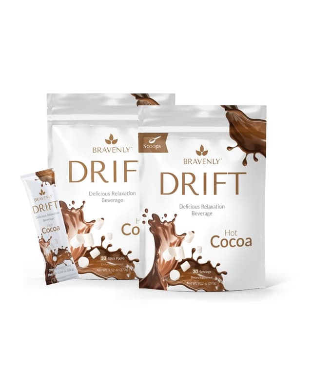 Bravenly Drift hot cocoa relaxation drink