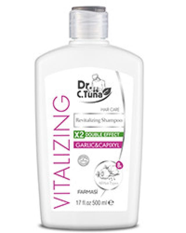Dr. C. Tuna Vitalizing shampoo with garlic and Capixyl