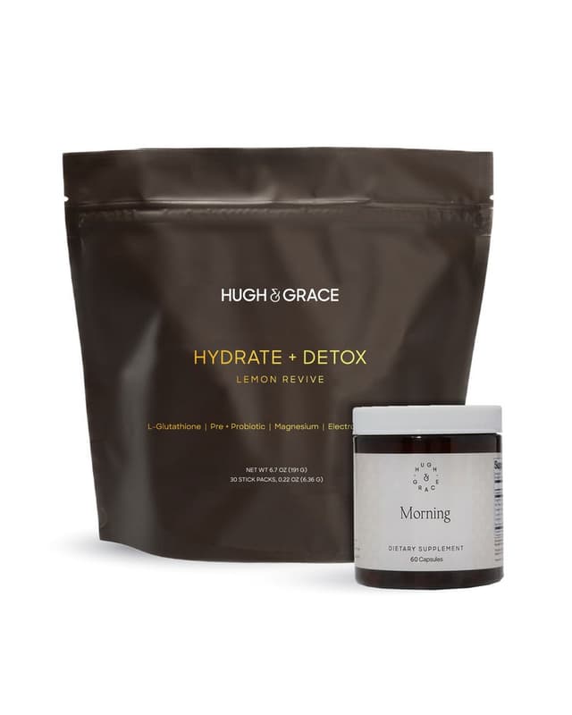 Hydrate + Detox Trio and Morning Supplement