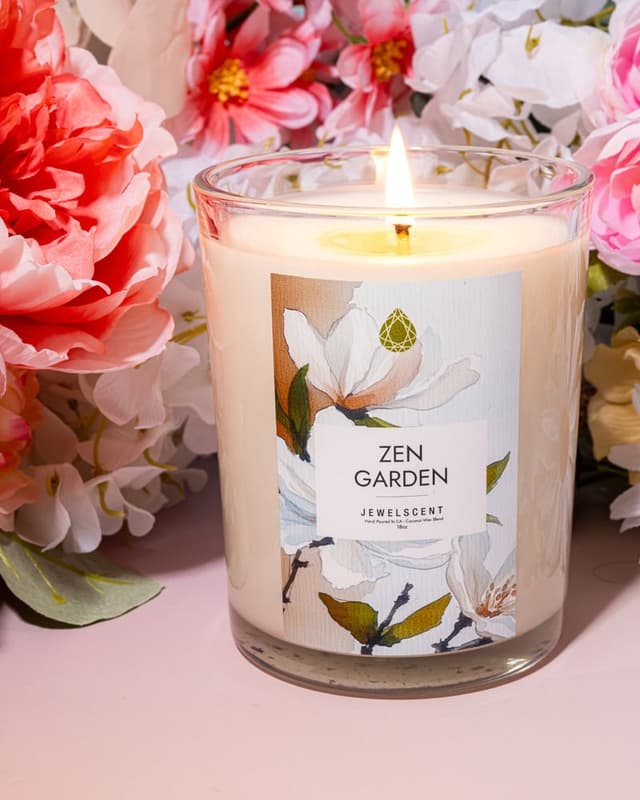 Zen Garden 18 oz Home jewelry candle