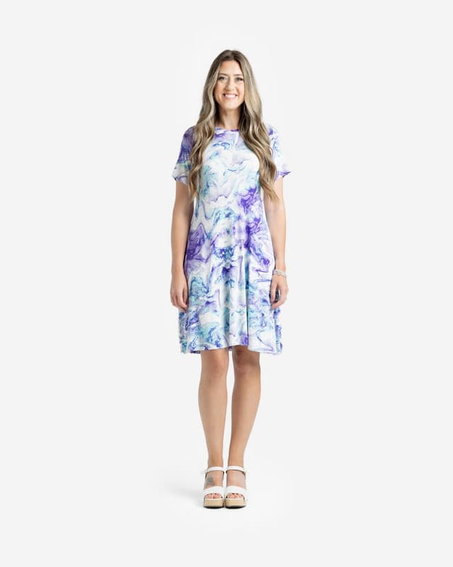 Celia Raglan A-line Dress