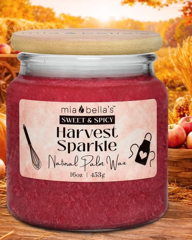 Harvest Sparkle, Sweet & Spicy collection, natural palm wax