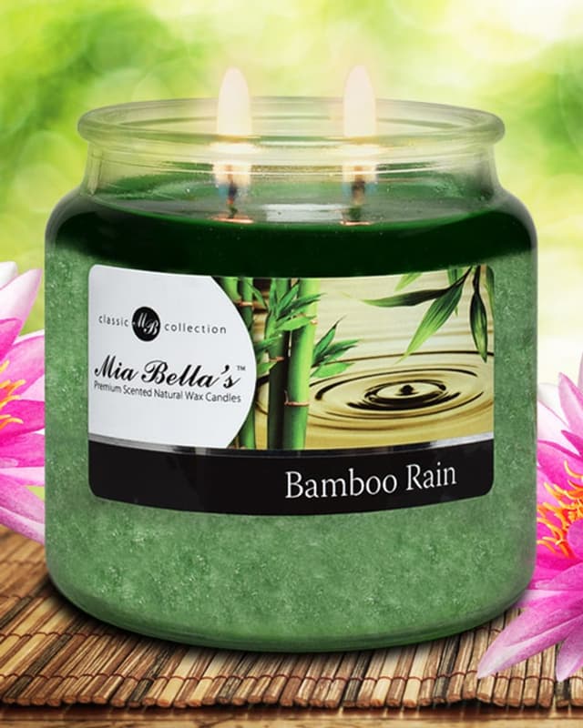 Bamboo Rain jar candle