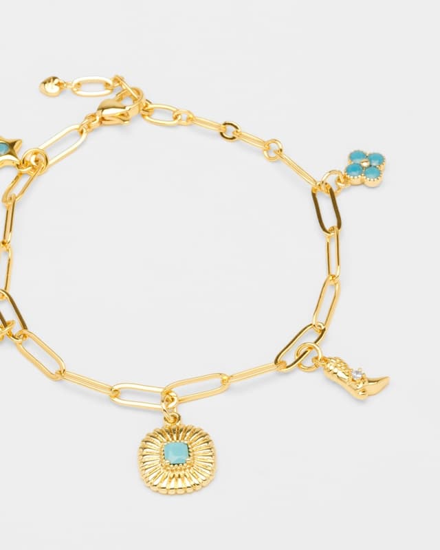 Wild Hearts charm bracelet