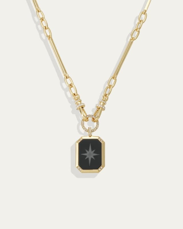 Aster Reversible Pendant Necklace