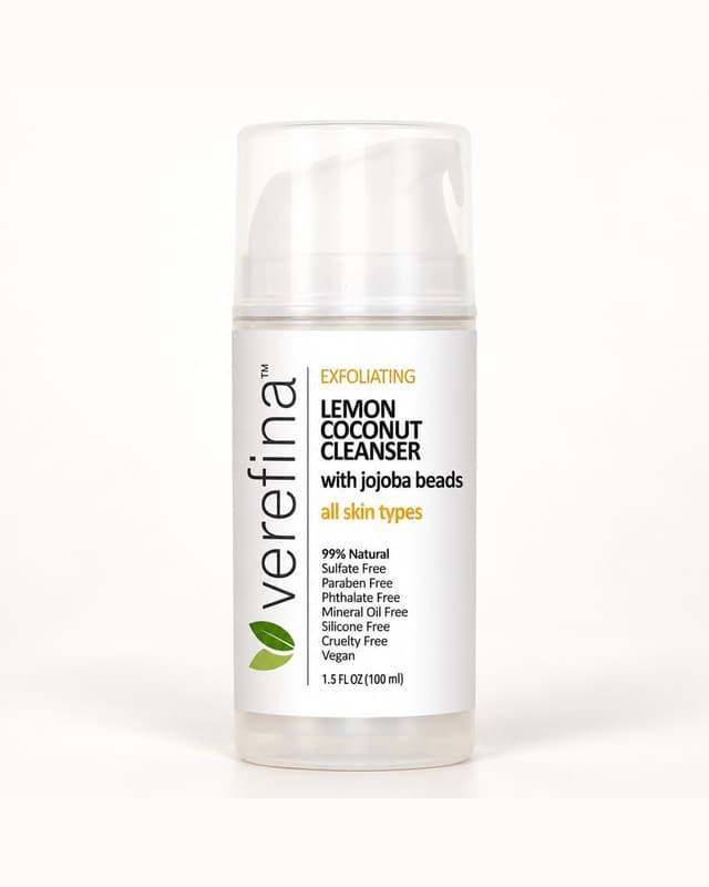 Lemon Coconut Cleanser with jojoba beads