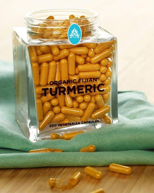 Organic Fijian Turmeric capsules