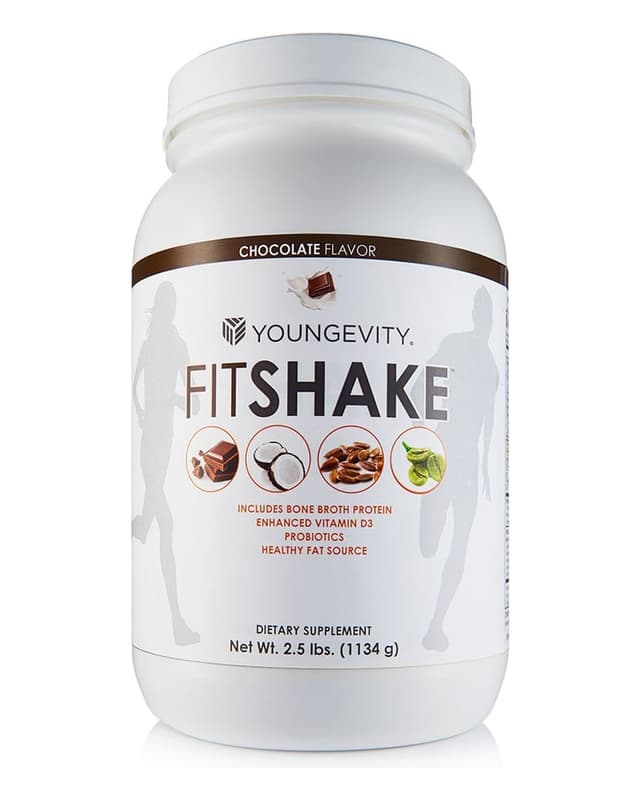 FitShake chocolate protein shake