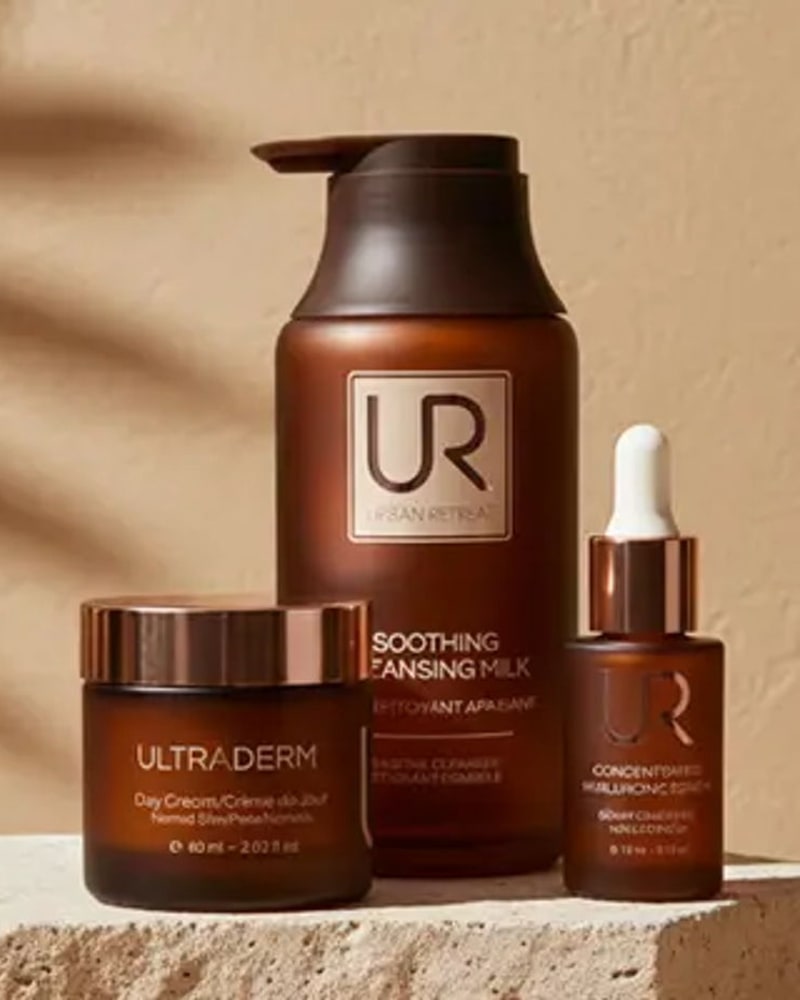 Ultra-Derm cream, cleansing milk and serum