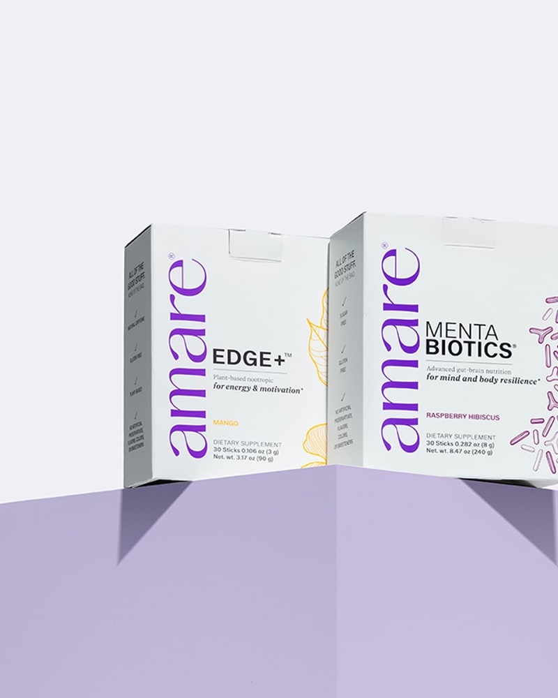 Amare Happy Juice: EDGE+ and MentaBiotics