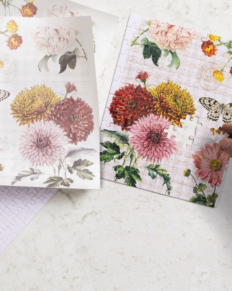 Floral heat transfer designs