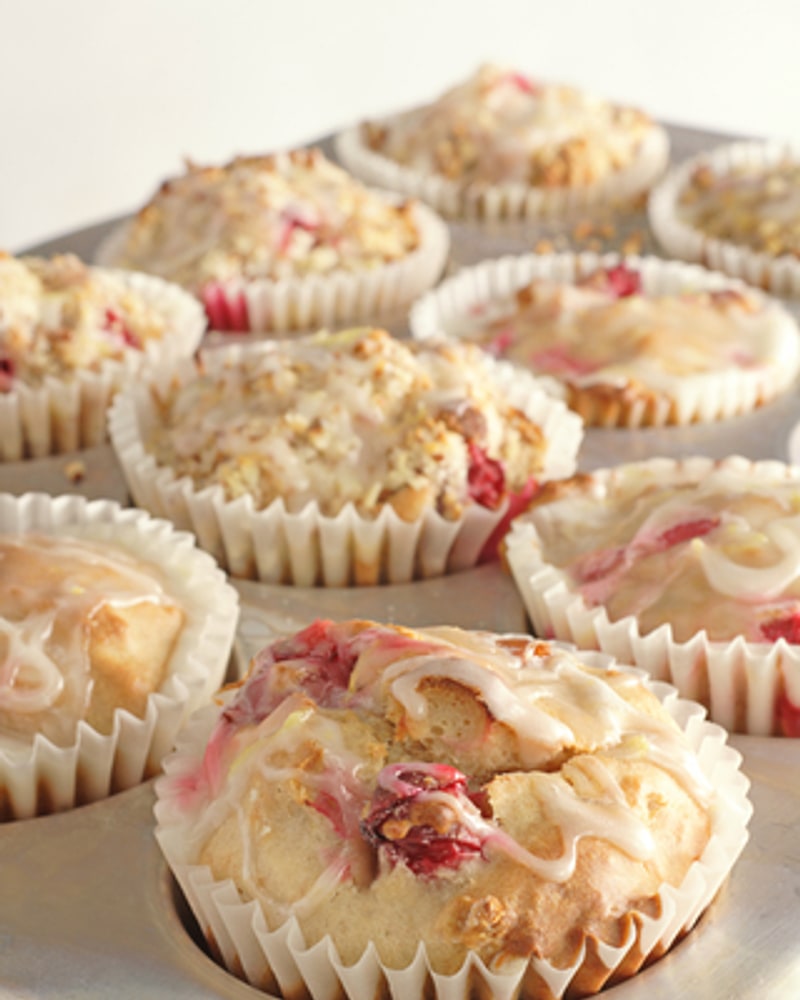 Cranberry muffins made from a Country Gourmet Home mix