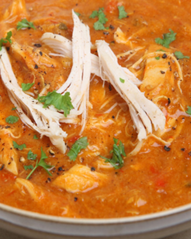 Chicken enchilada soup