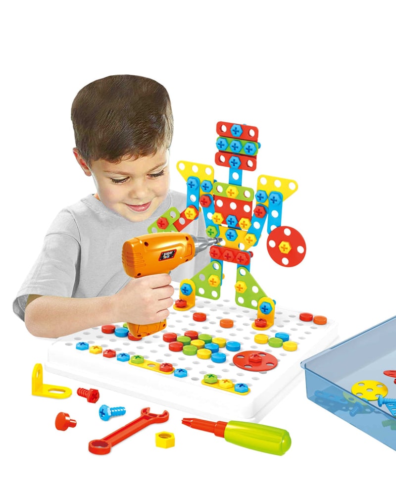 Create, Drill & Build STEAM activity set
