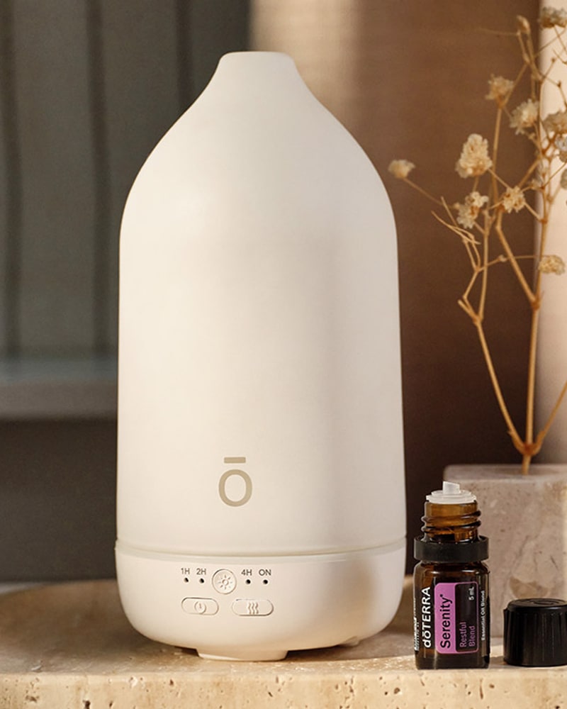 doTERRA diffuser with Serenity Restful Blend