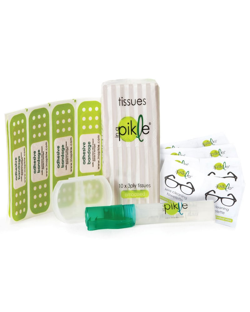 Pikle Pak essentials: bandages, tissues and wipes