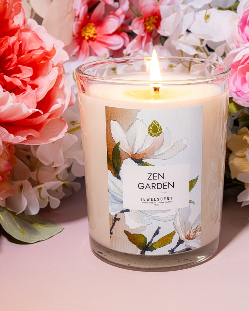 Zen Garden 18 oz Home jewelry candle