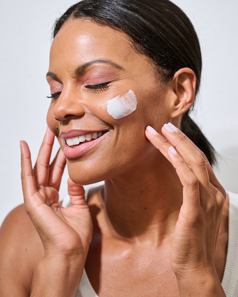 Lemongrass Spa skin care in use