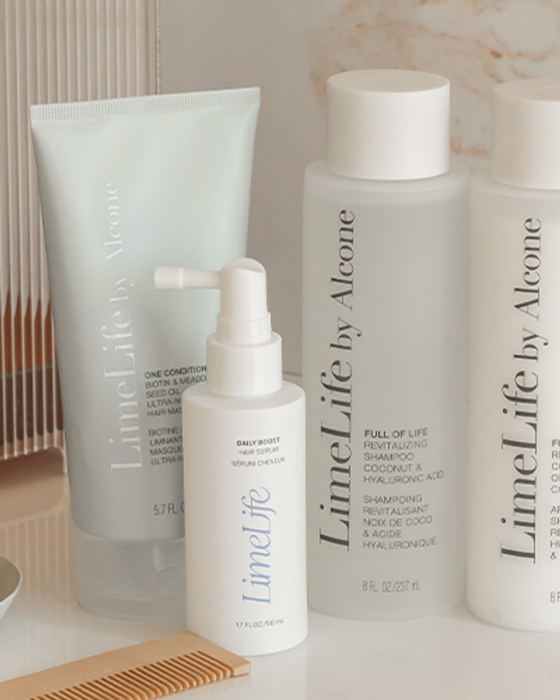 Full of Life shampoo and conditioner with Daily Boost hair serum