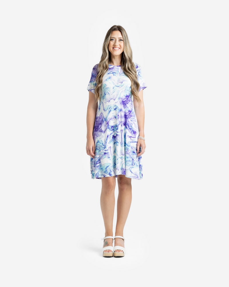 Celia Raglan A-line Dress
