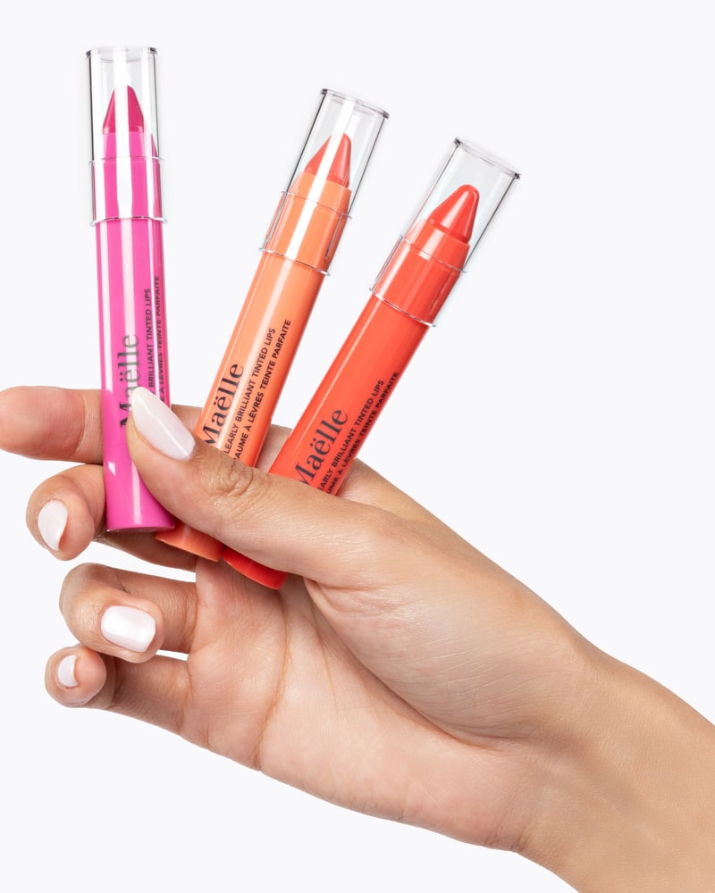 Clearly Brilliant Tinted Lips in three shades