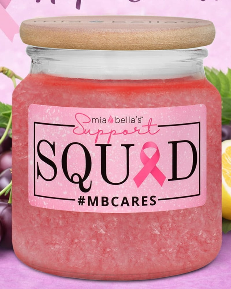 Hope candle, the annual breast cancer awareness fragrance