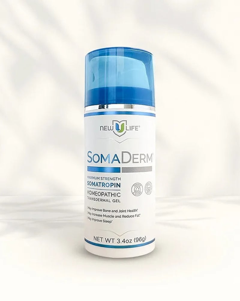 SomaDerm homeopathic transdermal gel, 3.4 oz pump