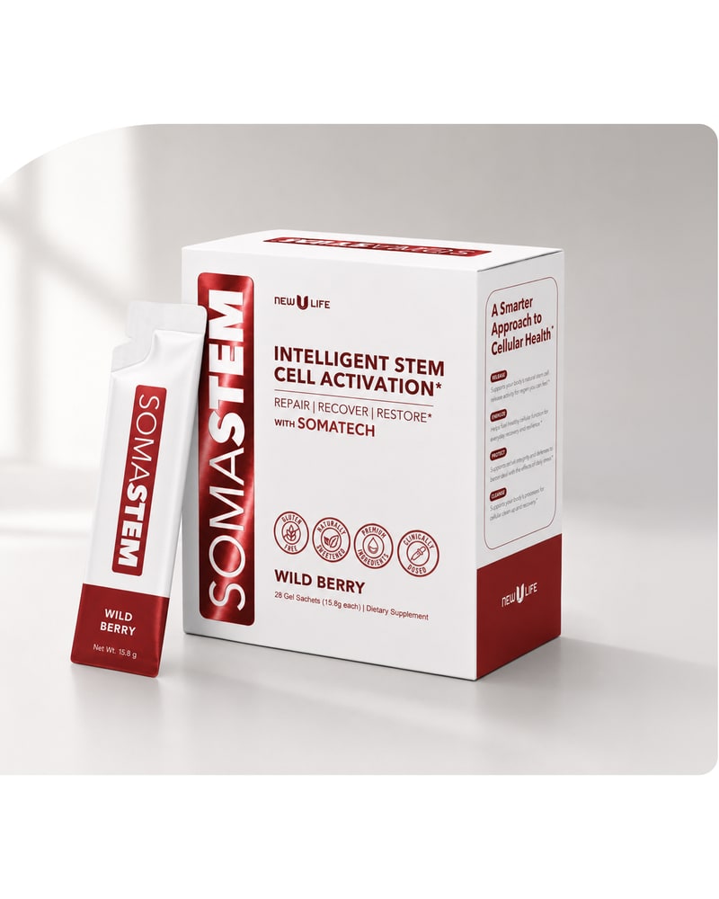 SomaStem Wild Berry gel sachets