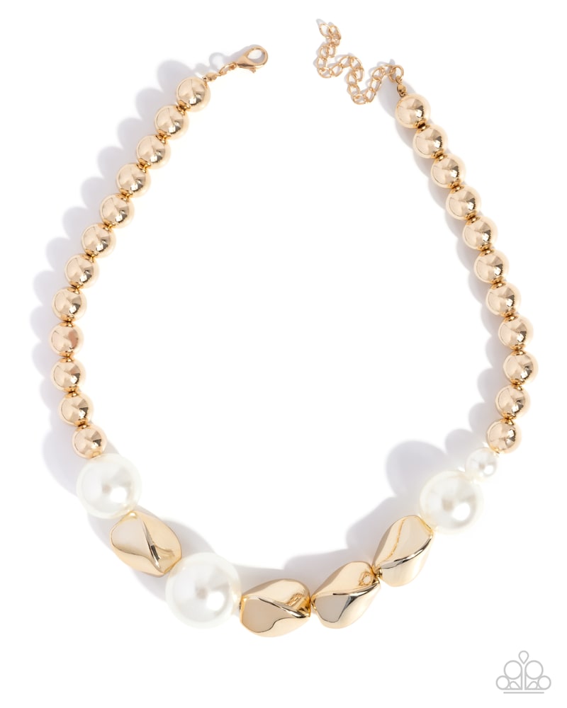 Night of Nights necklace, gold ($8)
