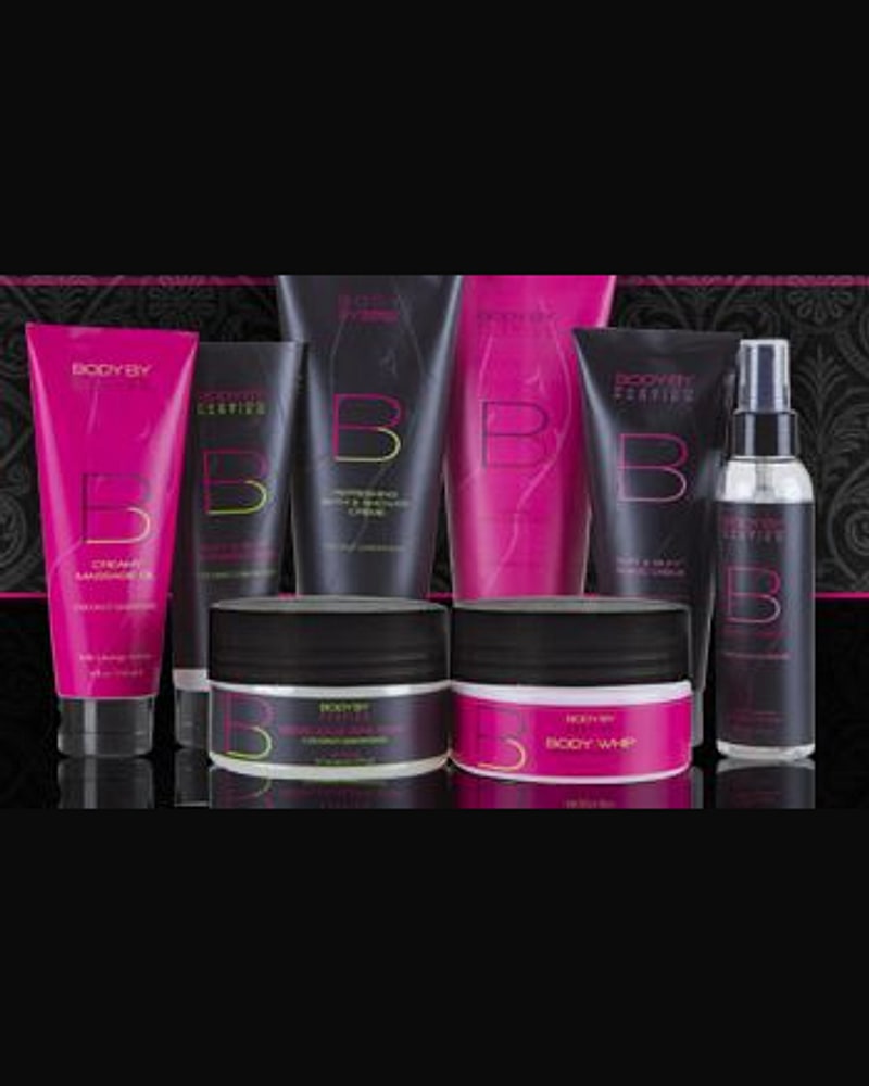 Body by Passion Parties massage creams and body whips