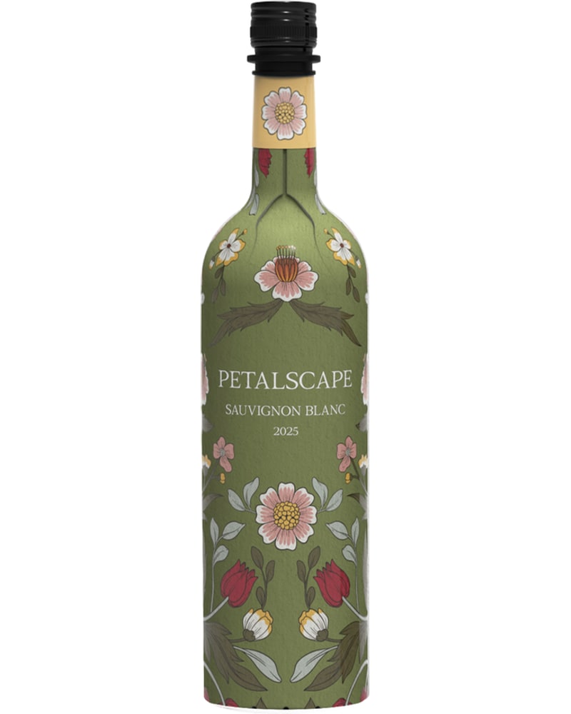 Petalscape Sauvignon Blanc in a paper bottle