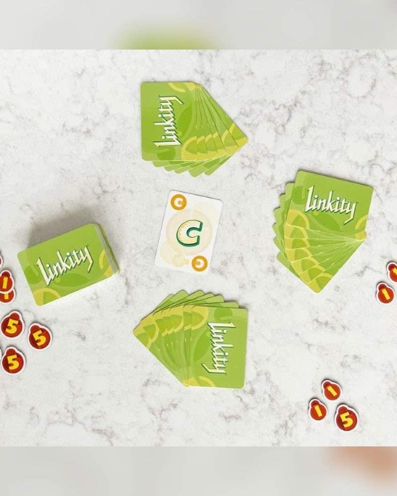 Linkity word card game