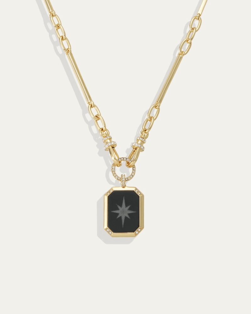 Aster Reversible Pendant Necklace