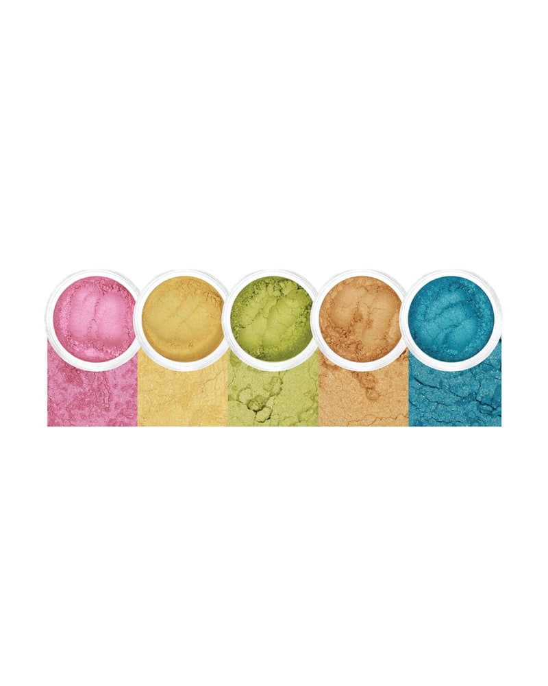 Brights loose mineral eye shadow set