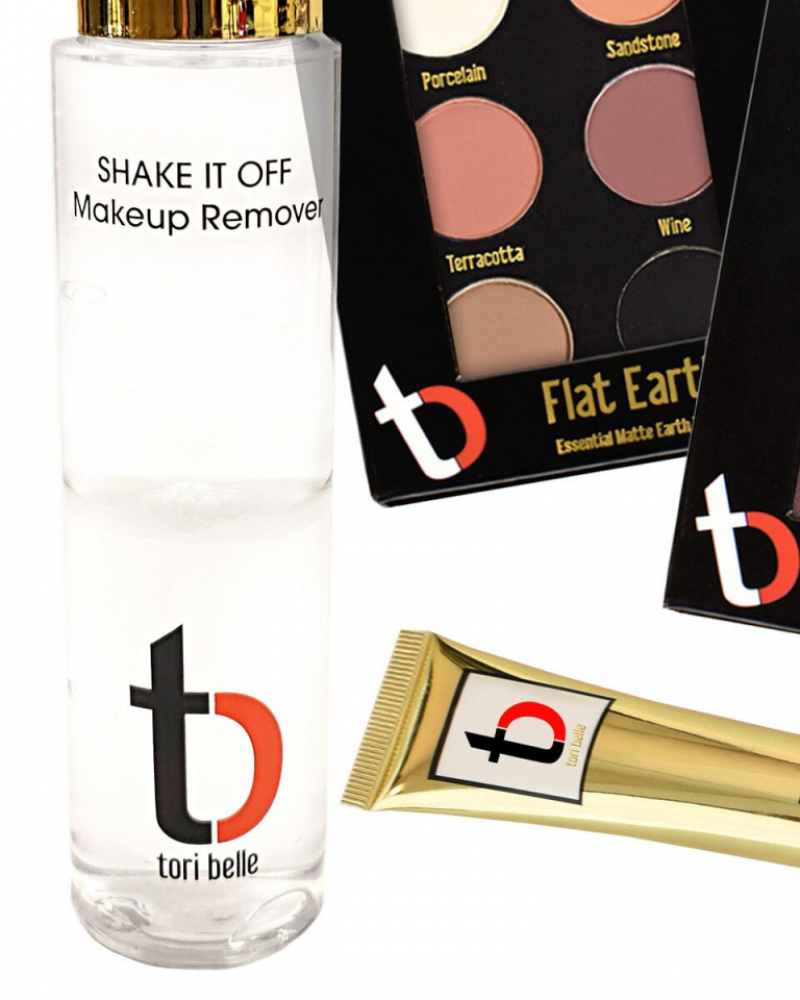 Shake It Off makeup remover and Flat Earth palette