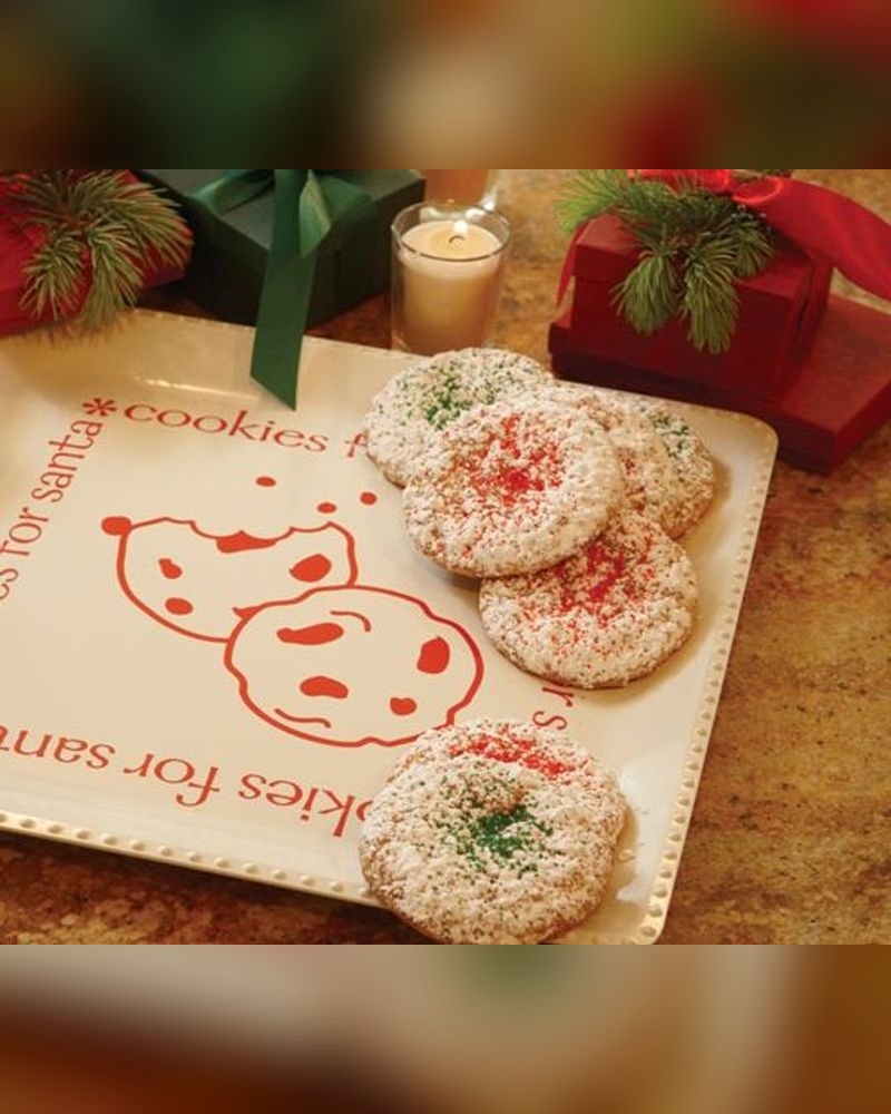 Cookies for Santa platter