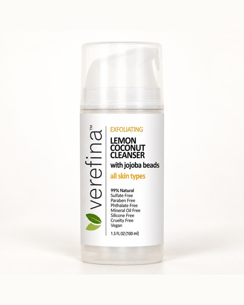 Lemon Coconut Cleanser with jojoba beads