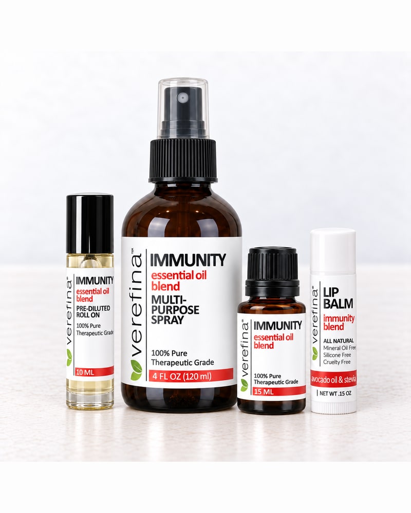 Immunity essential oil blend collection