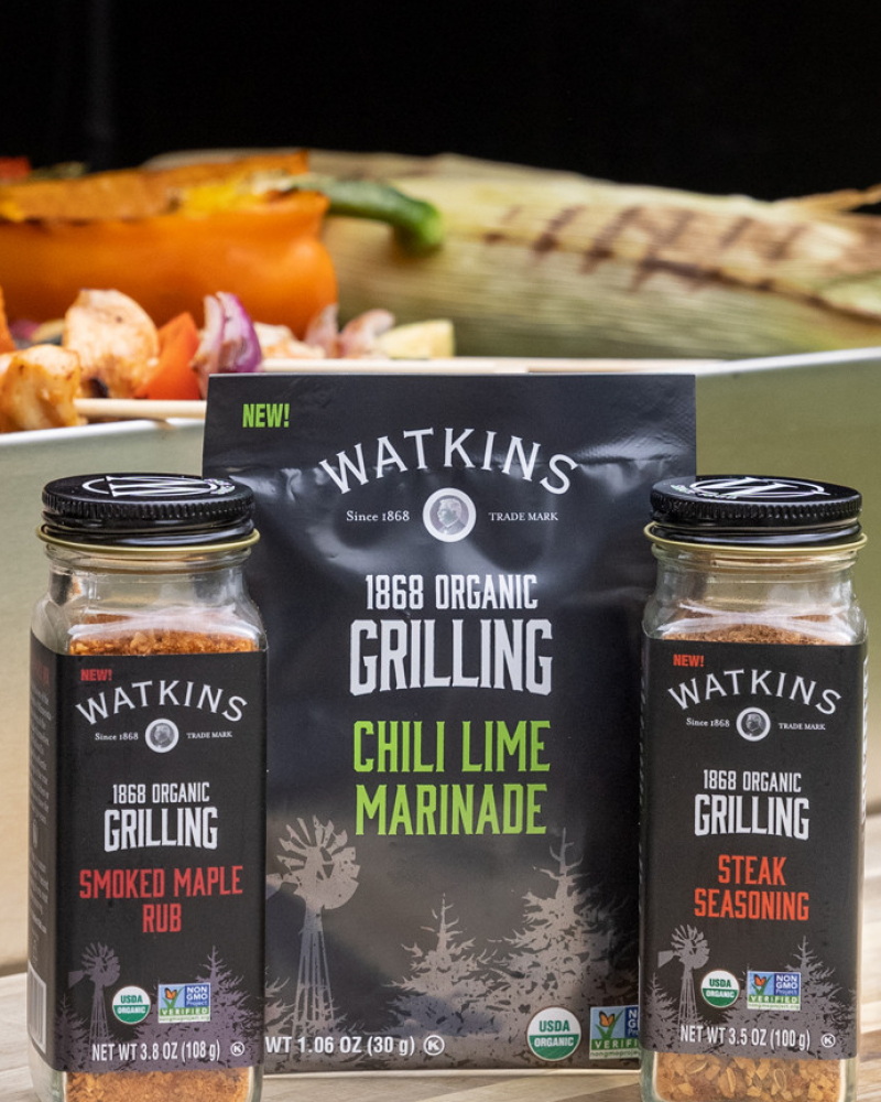 1868 Organic Grilling rubs and chili lime marinade