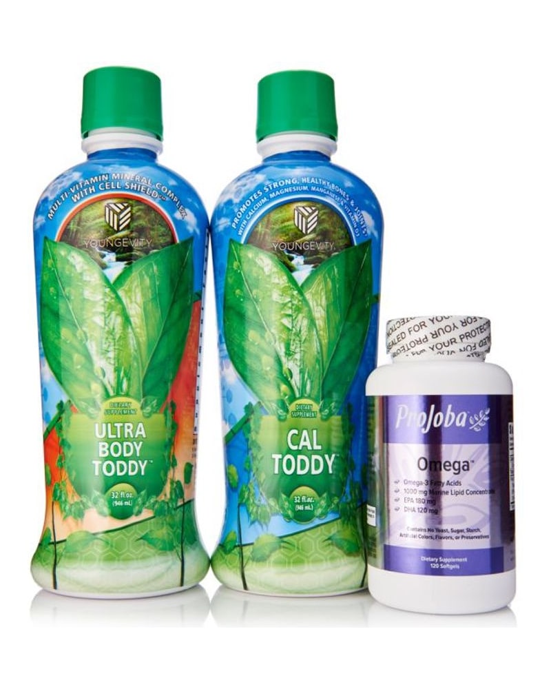 Healthy Body Pak: Ultra Body Toddy, Cal Toddy and ProJoba Omega