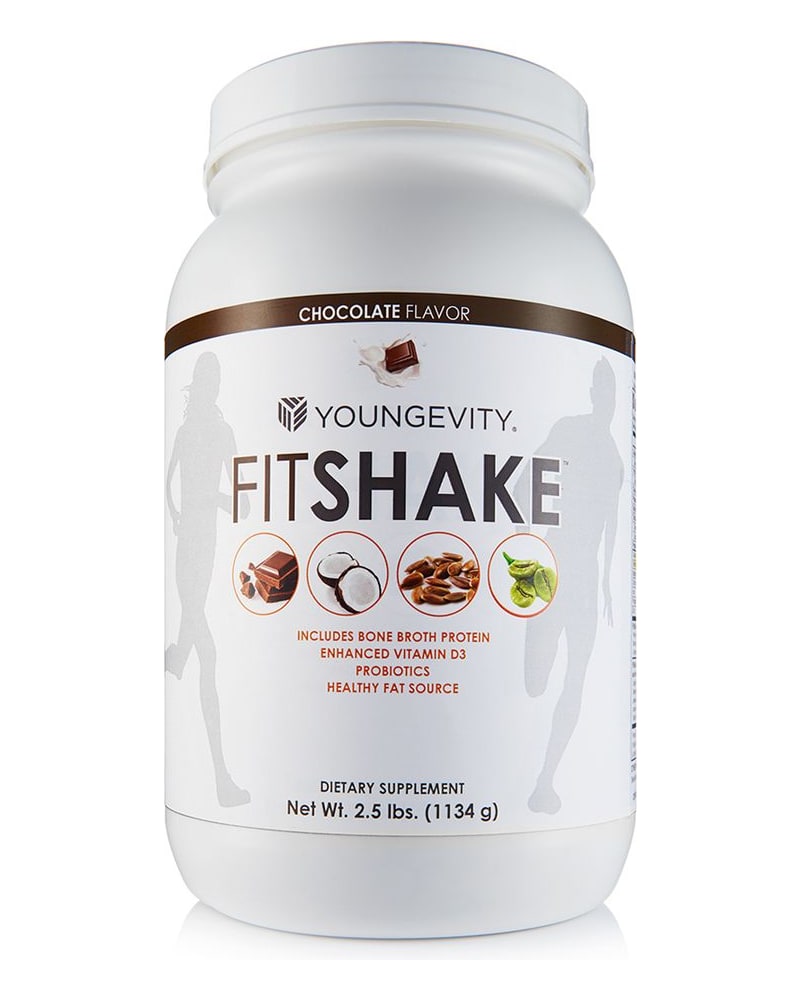 FitShake chocolate protein shake
