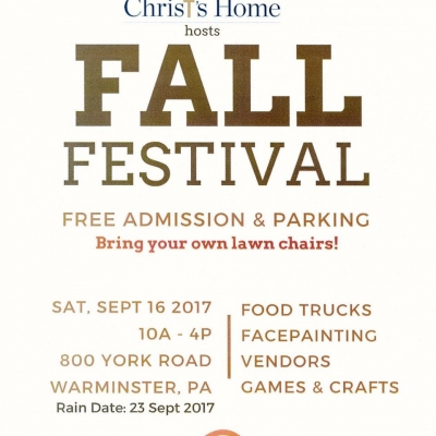 Fall Festival At Christ's Home